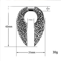 Cargar imagen en el visor de la galería, Ohrgewicht 8mm Dehner Edelstahl gold silber Schlüsselloch - chic-net.de
