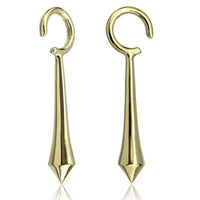 Load image into Gallery viewer, Ohrgewicht Brass 4mm Piercing Ring mit langer Spitze - chic-net.de
