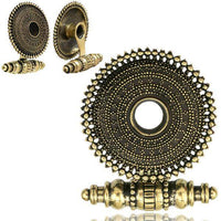 Cargar imagen en el visor de la galería, Ohrgewicht Messing 25mm Flesh Tunnel Teller Querstab - chic-net.de
