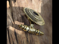 Cargar imagen en el visor de la galería, Ohrgewicht Messing 25mm Flesh Tunnel Teller Querstab - chic-net.de
