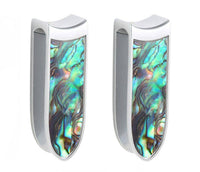 Load image into Gallery viewer, Ohrgewicht Ohrhänger Piercing Edelstahl Perlmutt 12mm - chic-net.de
