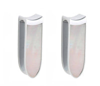 Load image into Gallery viewer, Ohrgewicht Ohrhänger Piercing Edelstahl Perlmutt 12mm - chic-net.de
