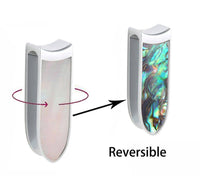 Load image into Gallery viewer, Ohrgewicht Ohrhänger Piercing Edelstahl Perlmutt 12mm - chic-net.de
