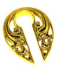 Load image into Gallery viewer, Ohrgewicht Piercing Schlüsselloch Edelstahl PVD Tropfen - chic-net.de
