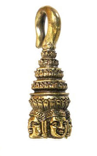 Load image into Gallery viewer, Ohrgewichte Piercing Messing Haken Ohrhänger antik gold 4mm 6mm Calavera Buddha - chic-net.de
