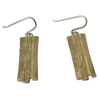 Load image into Gallery viewer, Ohrringe 925 Sterling Silber Bänder gebürstet 29mm - chic-net.de
