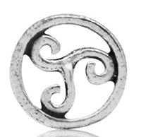 Load image into Gallery viewer, Ohrstecker 925 Silber Unisex Schmuck Ohrringe Kreis mit Muster - chic-net.de
