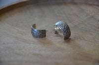 Load image into Gallery viewer, Ohrstecker 925 Sterling Silber Creole oxidiert Dornen - chic-net.de
