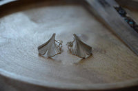 Load image into Gallery viewer, Ohrstecker 925 Sterling Silber Ginkgo Blatt 18mm - chic-net.de
