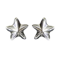 Load image into Gallery viewer, Ohrstecker 925 Sterling Silber Unisex Schmuck Ohrringe Stern dreidimensional - chic-net.de

