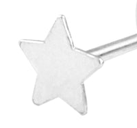 Load image into Gallery viewer, Ohrstecker 925 Sterling Silber Unisex Schmuck Ohrringe Stern flach - chic-net.de
