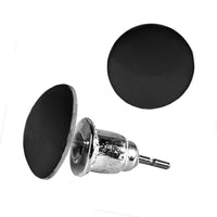 Load image into Gallery viewer, Ohrstecker bunt rund 8 mm gewölbt Stecker Acryl Unisex Ohrringe Edelstahl nickelfrei - chic-net.de
