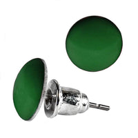 Load image into Gallery viewer, Ohrstecker bunt rund 8 mm gewölbt Stecker Acryl Unisex Ohrringe Edelstahl nickelfrei - chic-net.de

