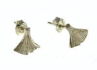 Load image into Gallery viewer, Ohrstecker Sterling Silber 925 Ginkgo Blatt 10mm - chic-net.de
