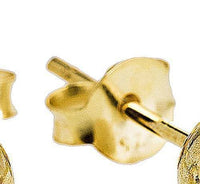 Load image into Gallery viewer, Ohrstecker vergoldet rund Perle 925er Sterling Silber Silberohrstecker gold Ohrringe - chic-net.de
