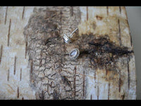 Load image into Gallery viewer, Ohrstecker Zopf Rand Chalzedon oval 10 mm 925 Sterling Silber Stein - chic-net.de
