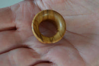 Load image into Gallery viewer, Olivenholz Flesh single flared Tunnel Lobe Piercing Holz konkav - chic-net.de
