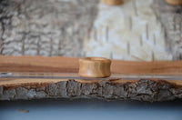 Load image into Gallery viewer, Olivenholz Flesh Tunnel double flared abgerundet Holz - chic-net.de
