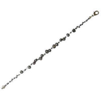 Cargar imagen en el visor de la galería, Perlen Armband Damen blau grün lila Zuchtperlen Schmuckdraht Karabiner nickelfrei 18 cm - chic-net.de
