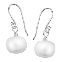 Cargar imagen en el visor de la galería, Perlenohrringe Perlen 925 Sterling Silber Ohrringe Ohrhänger Perlen weiß - chic-net.de
