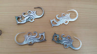 Load image into Gallery viewer, Perlmutt Piercing 2mm Hook Ornament Expander Muschel filigran handgeschnitzt Ohr - chic-net.de
