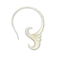 Load image into Gallery viewer, Perlmutt Piercing Hooks Spiralen 2mm 3mm Expander Muschel filigran geschnitzt - chic-net.de
