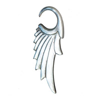 Load image into Gallery viewer, Perlmutt Piercing Hooks Spiralen Flügel 2mm 3mm 4mm Expander Muschel geschnitzt - chic-net.de
