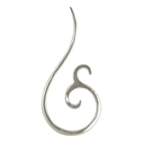 Load image into Gallery viewer, Perlmutt Piercing Hooks Spiralen Flügel 2mm 3mm 4mm Expander Muschel geschnitzt - chic-net.de
