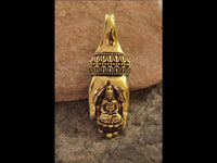 Load image into Gallery viewer, Piercing 36g Ohrgewicht Brass 6mm Buddha Hand - chic-net.de
