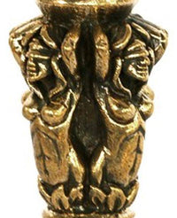 Load image into Gallery viewer, Piercing 36g Ohrgewicht Brass gold Spitze Hook 4mm - chic-net.de
