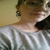 Cargar imagen en el visor de la galería, Piercing Feuerglas Spiral Taper schwarz Dehnschnecke 30g - chic-net.de
