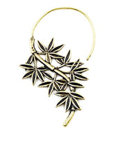 Load image into Gallery viewer, Piercing Messing Hook Ohrhänger 1.35mm Zweig - chic-net.de
