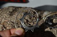 Cargar imagen en el visor de la galería, Piercing Messing Spirale silber gold 1,4mm Punkte Hook - chic-net.de
