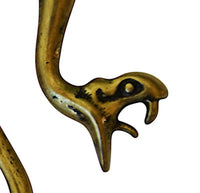 Load image into Gallery viewer, Piercing Ohrgewicht 14g Messing Schlange Spike 7.6mm - chic-net.de
