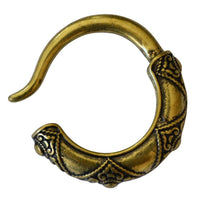 Load image into Gallery viewer, Piercing Ohrgewicht 29g Messing Creolen Hoops 6mm Hook - chic-net.de
