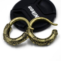 Load image into Gallery viewer, Piercing Ohrgewicht 29g Messing Creolen Hoops 6mm Hook - chic-net.de
