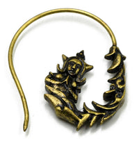 Load image into Gallery viewer, Piercing Ohrgewicht 8g Messing Meerfrau Hook 1.45mm - chic-net.de
