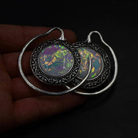 Load image into Gallery viewer, Piercing Ohrgewicht Edelstahl Stern Stein 3mm Spirale - chic-net.de
