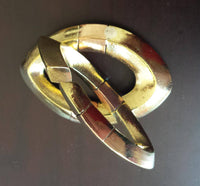 Load image into Gallery viewer, Piercing Ohrgewicht gold rotgold 8mm Kupfer Messing 23,5g 50mm Mandel Creolen - chic-net.de
