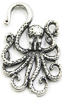 Cargar imagen en el visor de la galería, Piercing Ohrgewicht Messing 15,5g Oktopus 4mm Hook - chic-net.de
