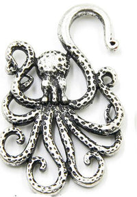 Cargar imagen en el visor de la galería, Piercing Ohrgewicht Messing 15,5g Oktopus 4mm Hook - chic-net.de
