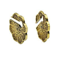 Load image into Gallery viewer, Piercing Ohrgewicht Messing 18g Mandala Blume 8mm - chic-net.de

