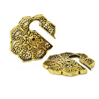 Load image into Gallery viewer, Piercing Ohrgewicht Messing 18g Mandala Blume 8mm - chic-net.de
