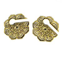 Load image into Gallery viewer, Piercing Ohrgewicht Messing 18g Mandala Blume 8mm - chic-net.de
