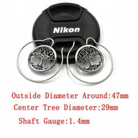 Load image into Gallery viewer, Piercing Ohrhänger White Brass Spirale Baum des Lebens - chic-net.de
