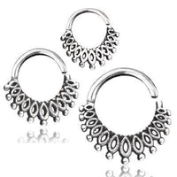 Load image into Gallery viewer, Piercing Ring 925 Silber Labret Tragus Septum Mandel - chic-net.de
