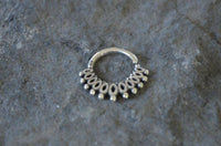 Load image into Gallery viewer, Piercing Ring 925 Silber Labret Tragus Septum Mandel - chic-net.de
