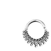 Load image into Gallery viewer, Piercing Ring 925 Silber Labret Tragus Septum Mandel - chic-net.de
