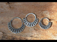 Cargar imagen en el visor de la galería, Piercing Ring 925 Silber Labret Tragus Septum Segmente - chic-net.de
