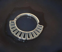Cargar imagen en el visor de la galería, Piercing Ring 925 Silber Labret Tragus Septum Segmente - chic-net.de
